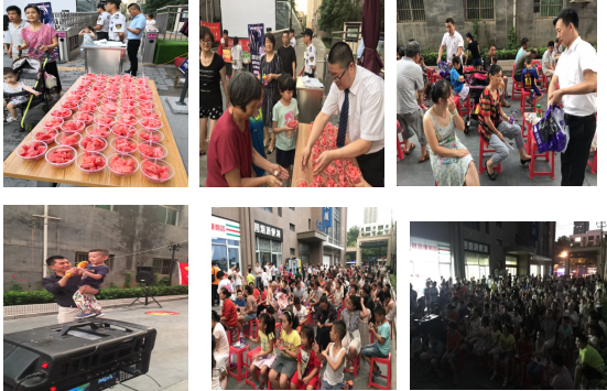  炎炎夏日夜，業(yè)主愜意情