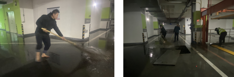 貼心服務(wù)一路隨行  于點(diǎn)滴小事見精神                  &mdash;&mdash;曲江源著及時(shí)清理漏水小記